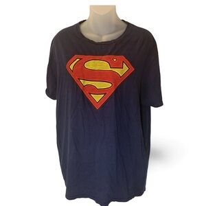 DC Comics Superman Emblem Dark Blue Tee (item#10060)